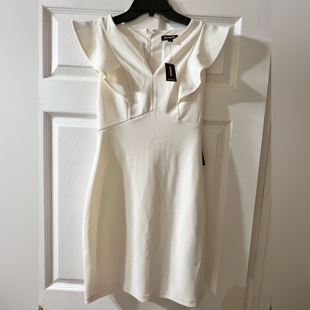 Express Ruffle Sheath Dress